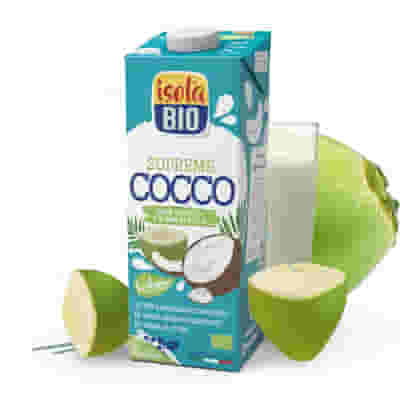 ISOLA BIO BEVANDA LATTE DI COCCO E ACQUA DI COCCO SUPREME 1 LITRO