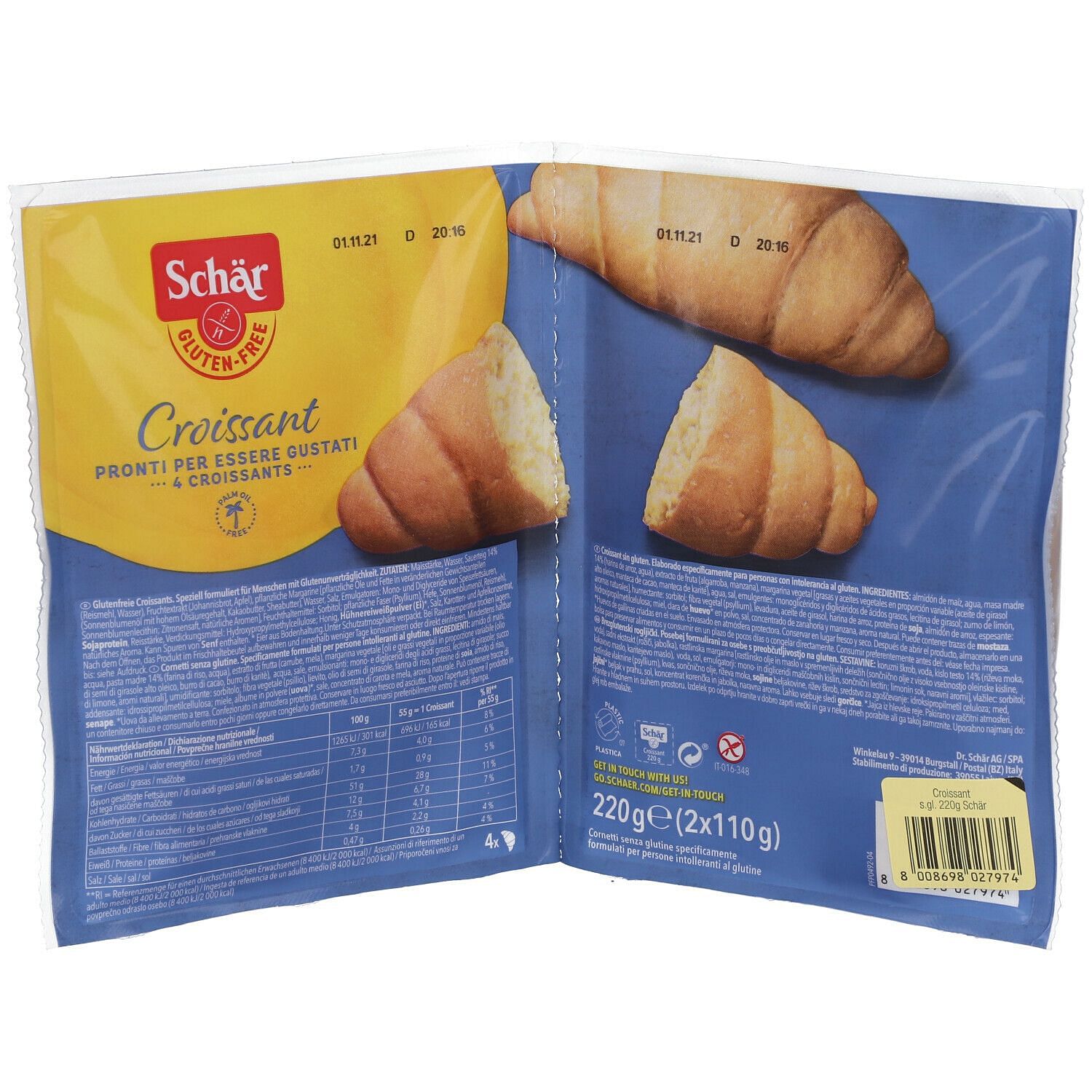 Schar Croissant 2 X 110 G