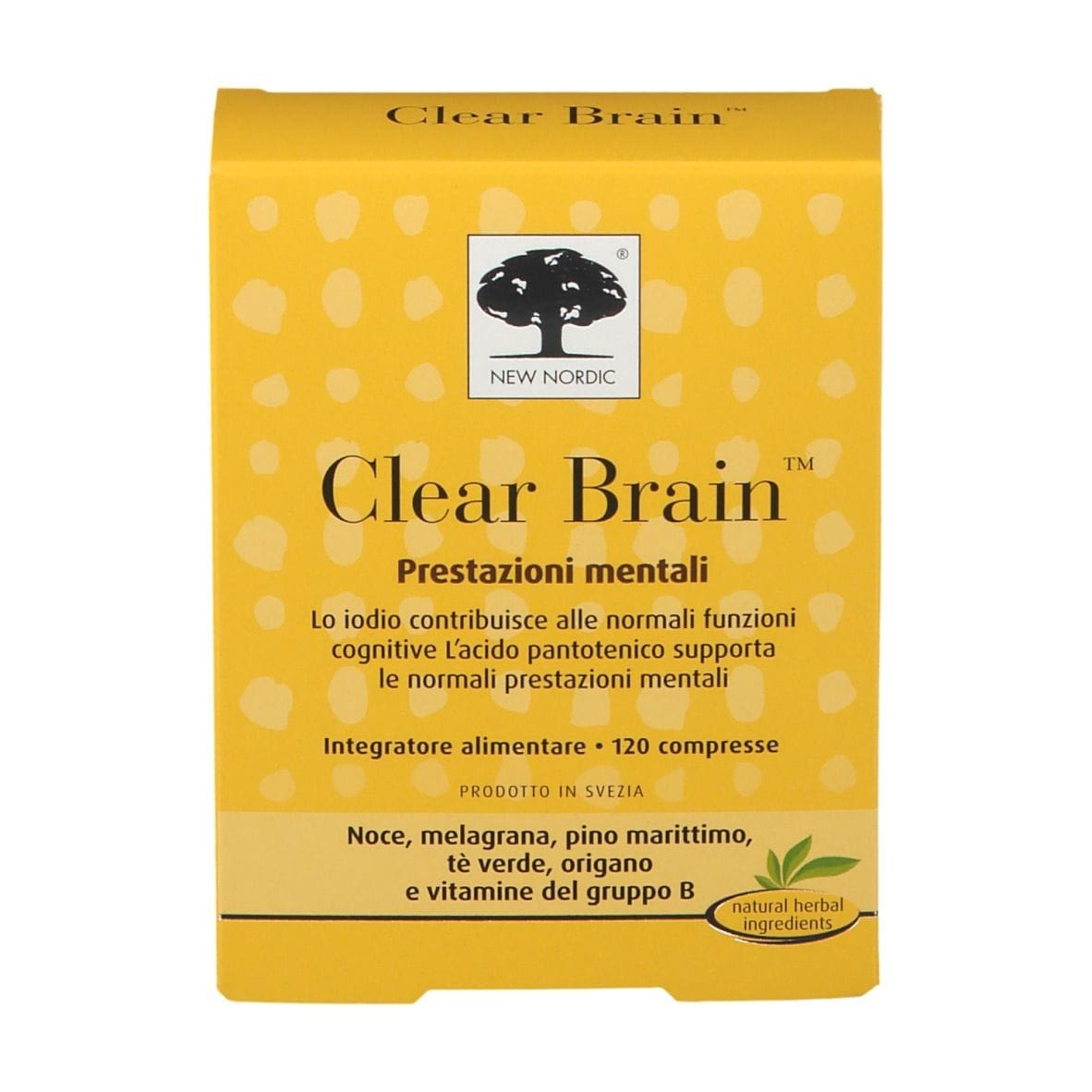 CLEAR BRAIN 120 COMPRESSE