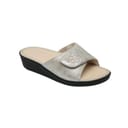 SCARPA LEDEL SYNTHETIC+STRASS W IVORY TOMAIA IN SIMILPELLE EFFETTO SPAZZOLATO+STRASS FODERA IN PELLE SOTTOPIEDE IN SIMILPELLE SUOLA PU 36