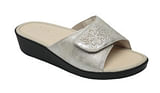 SCARPA LEDEL SYNTHETIC+STRASS W IVORY TOMAIA IN SIMILPELLE EFFETTO SPAZZOLATO+STRASS FODERA IN PELLE SOTTOPIEDE IN SIMILPELLE SUOLA PU 37