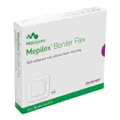 MEDICAZIONE IN SCHIUMA DI POLIURETANO MEPILEX BORDER FLEX 15X20 CM 5 PEZZI