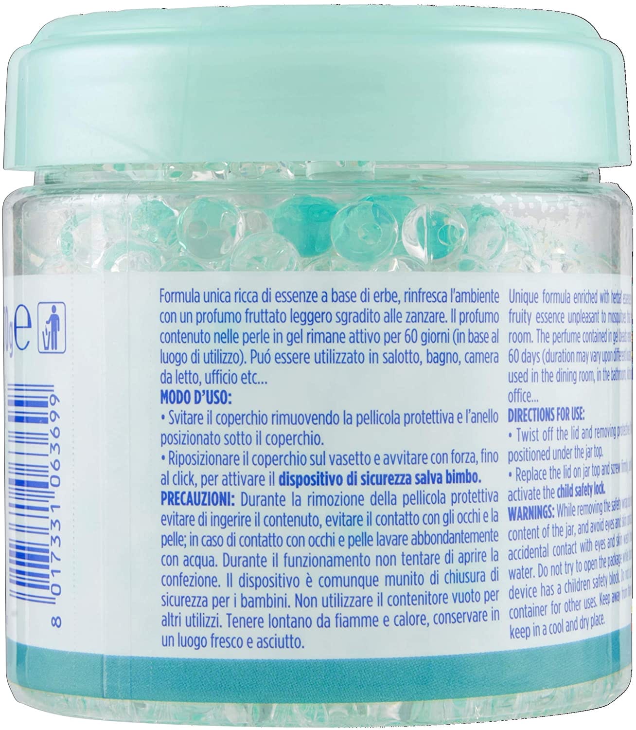 ZANZARELLA PROFUMATORE IN PERLE ESPLOSIONE AGRUMI 170 G