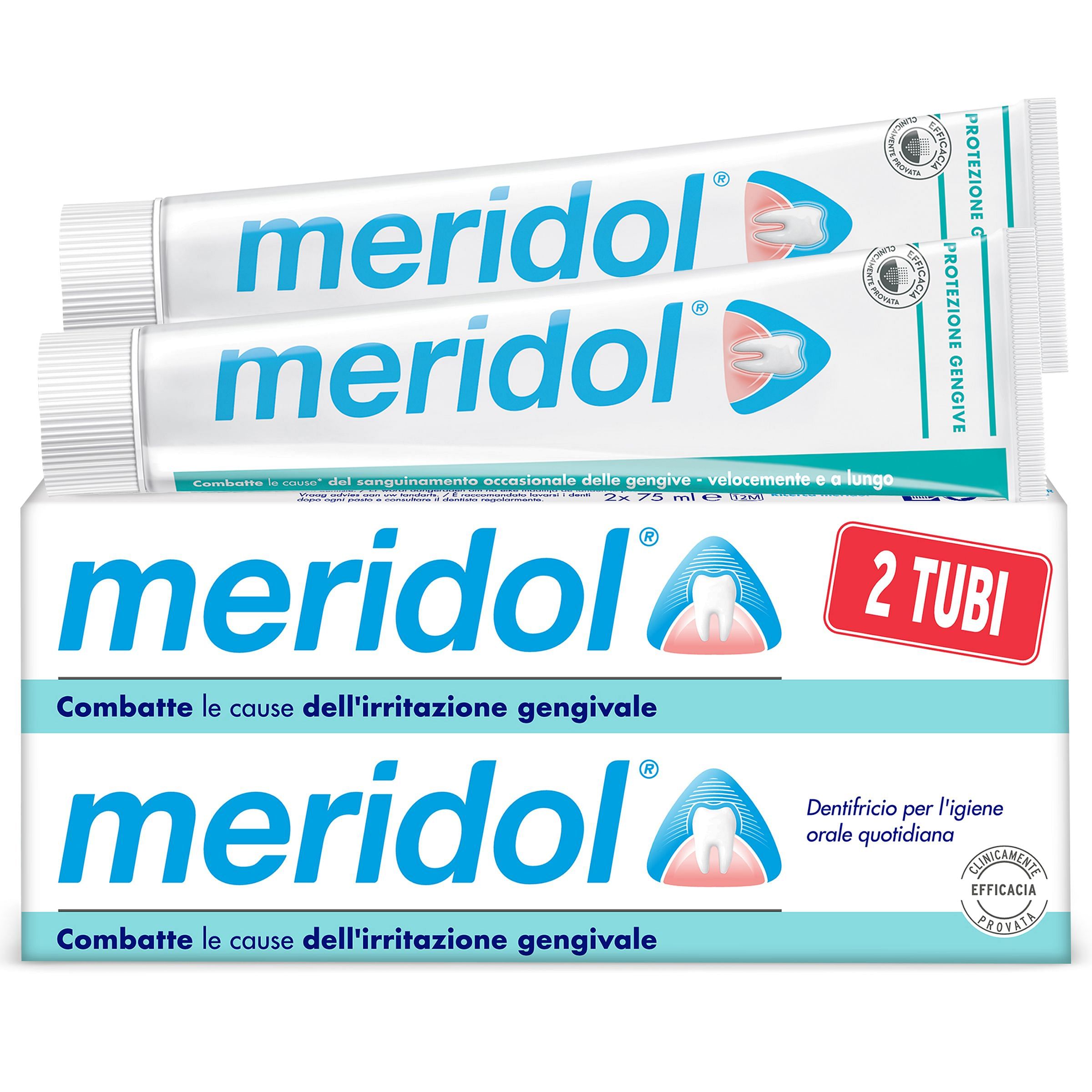 Meridol Dentifricio Bitubo 75 Ml X 2