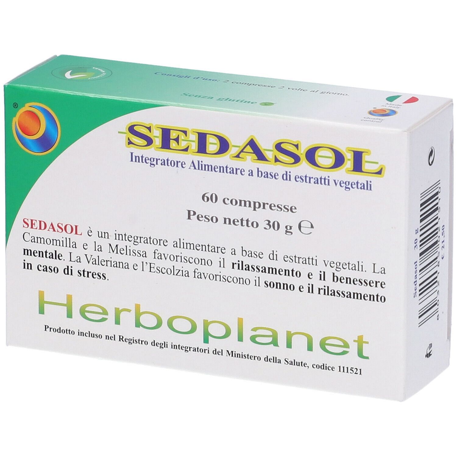 Sedasol 60 Compresse