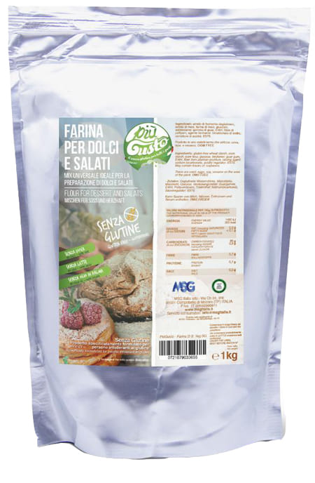 PIU' GUSTO FARINA UNIVERSALE PER DOLCI E SALATI 1000 G