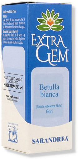 Extragem Betulla Bianca Fiori Gocce 20 Ml