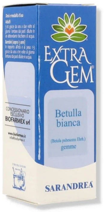 Extragem Betulla Bianca Gemme Gocce 20 Ml