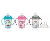 NUBY TAZZA TRITAN CON BECCUCCIO IN SILICONE E MANICI DA 240ML