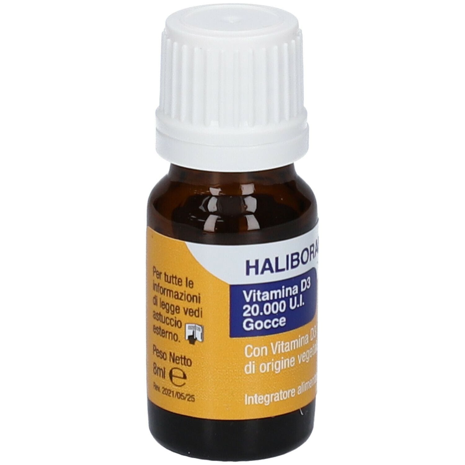HALIBORANGE VITAMINA D3 20000 UI GOCCE 8 ML