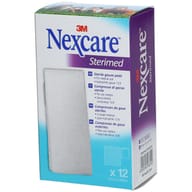 GARZA COMPRESSA NEXCARE STERIMED IN COTONE 20 FILI 18X40CM MULTILINGUAL 100 PEZZI