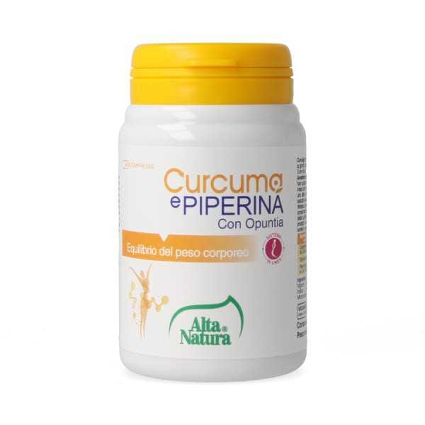 CURCUMA E PIPERINA CON OPUNTIA 45 COMPRESSE 900MG