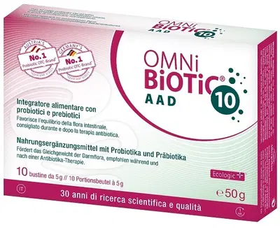 OMNI BIOTIC 10 AAD 10 BUSTINE DA 5 G OMNI BIOTIC 10 AAD 10 BUSTINE DA 5 G