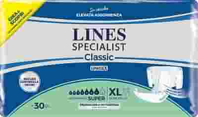 PANNOLONE A MUTANDA LINES SPECIALIST CLASSIC SUPER PM XL 30 PEZZI