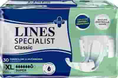 PANNOLONE A MUTANDA LINES SPECIALIST CLASSIC SUPER PM XL 30 PEZZI