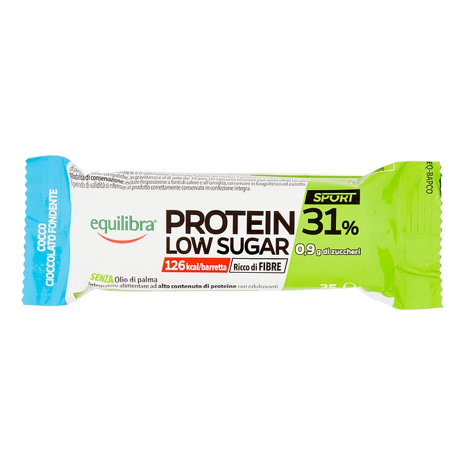 Protein 31% Low Sugar Barretta Cocco/Cioccolato Fondente 35