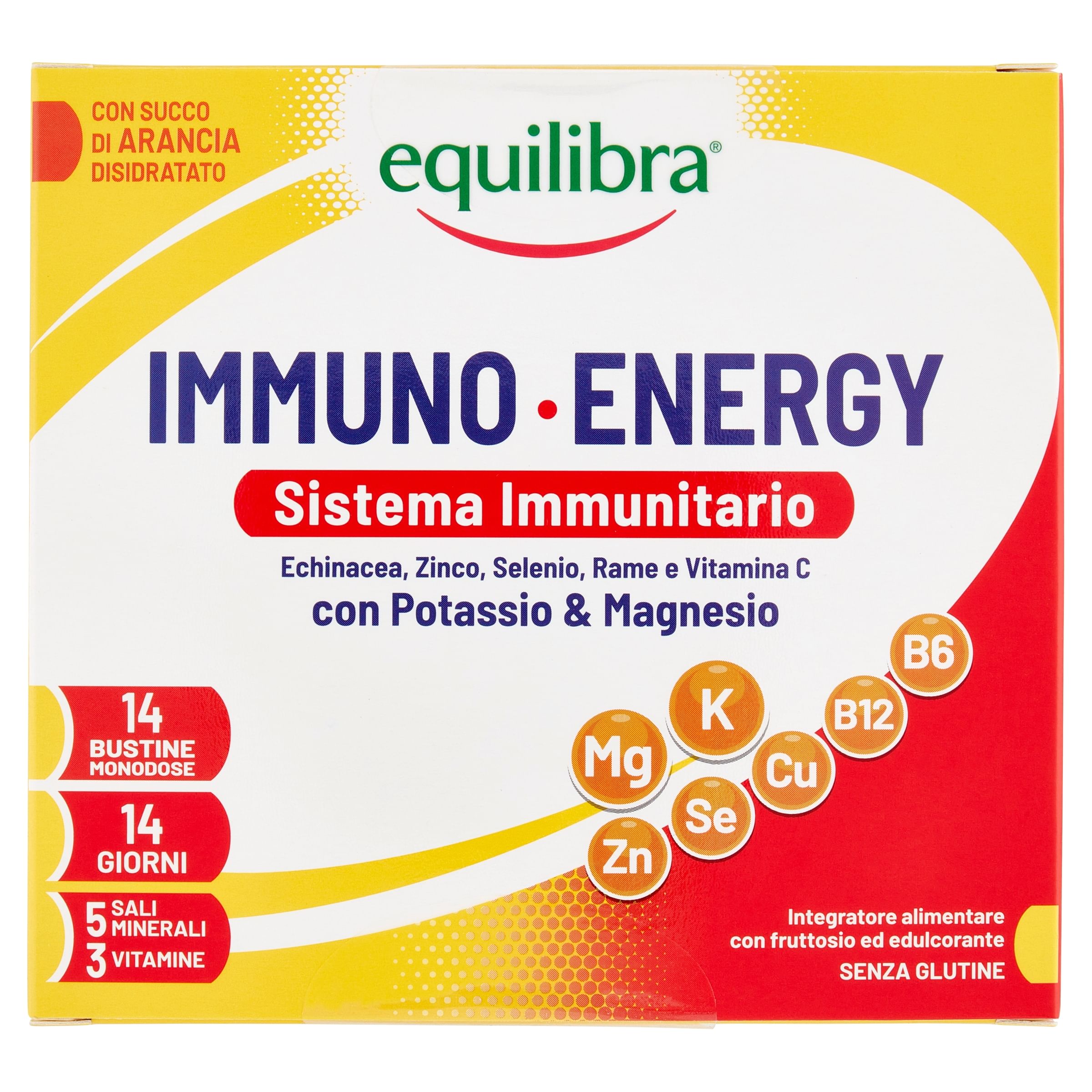 IMMUNO ENERGY SISTEMA IMMUNITARIO POTASSIO & MAGNESIO 14 BUSTINE MONODOSE
