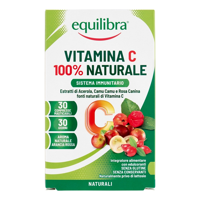 Vitamina C 100% Naturale 30 Compresse