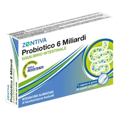 ZENTIVA PROBIOTICO 6 MILIARDI 24 CAPSULE VEGETALI ZENTIVA PROBIOTICO 6 MILIARDI 24 CAPSULE VEGETALI