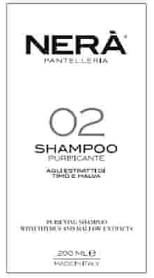 NERA' 02 SHAMPOO PURIFICANTE ESTRATTI TIMO E MALVA 200 ML