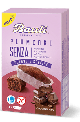 BAULI PLUMCAKE SENZA AL CIOCCOLATO 4 PEZZI X 33 G