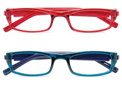 TWINS SILVER ESSENTIAL ROSSO/BLU +3,00 TWINS SILVER ESSENTIAL ROSSO/BLU +3,00