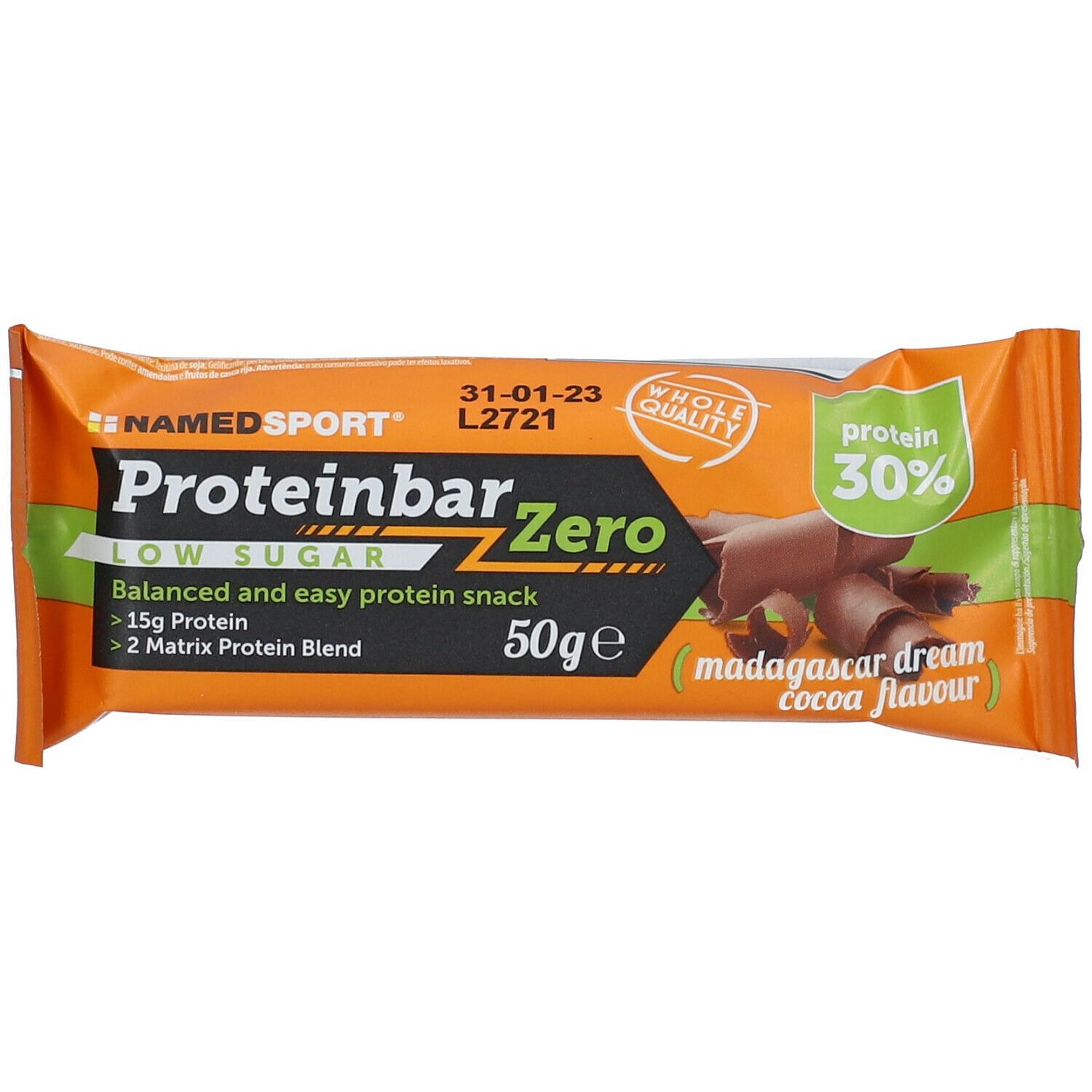 Proteinbar Zero Madagascar Dream Cocoa 50 G