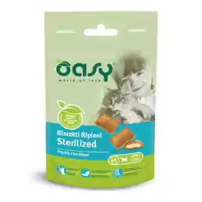 OASY SNACK CAT BISCOTTI RIPIENI CON AGNELLO 60 G