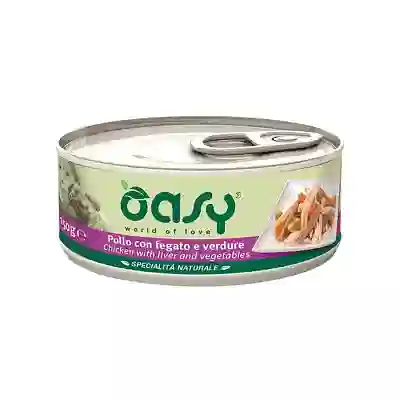 OASY WET DOG POLLO CON FEGATO E VERDURE 150 G