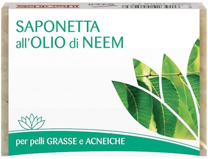 Fior Di Loto Saponetta All'Olio Di Neem Per Pelli Grasse E Impure 100 G