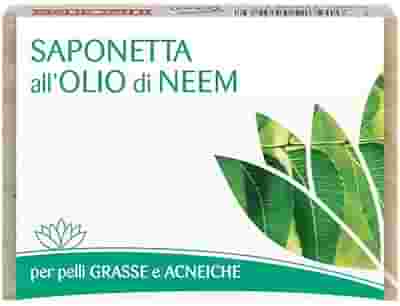 FIOR DI LOTO SAPONETTA ALL'OLIO DI NEEM PER PELLI GRASSE E IMPURE 100 G