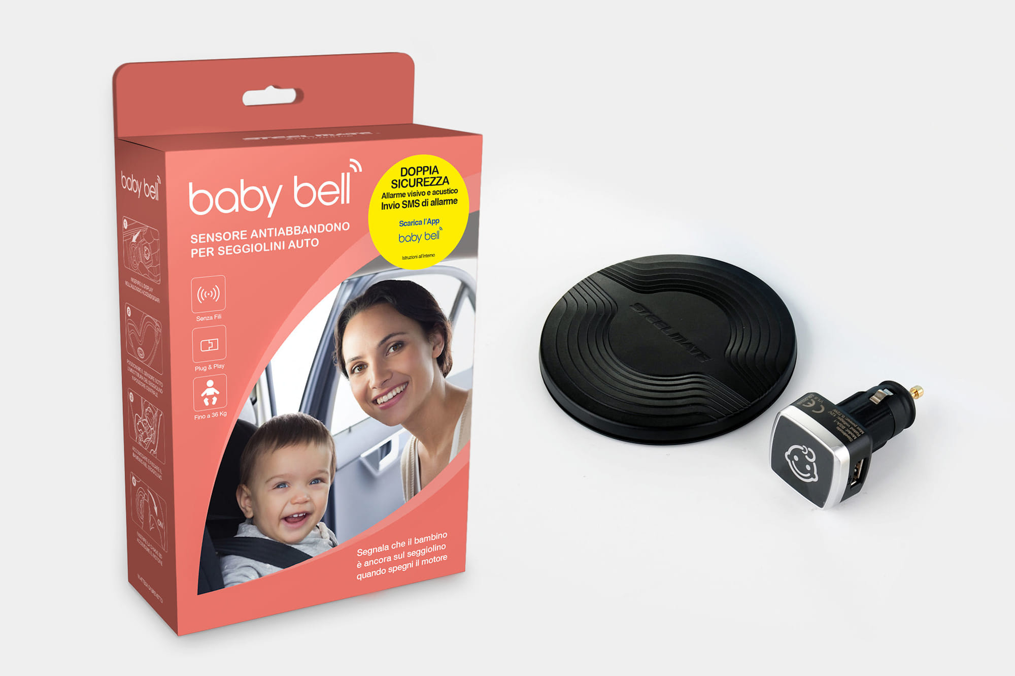 Baby Bell Dispositivo Antiabbandono