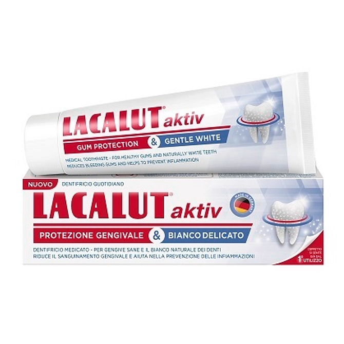 Lacalut Aktiv Protezione Gengivale & Bianco Delicato 75 Ml