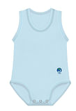 BODY 0-36M BIO COTTON SUMMER AZZURRO