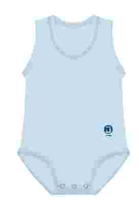 BODY 0-36M BIO COTTON SUMMER AZZURRO