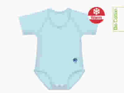 BODY 0-36M BIO COTTON SUMMER AZZURRO