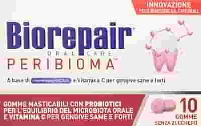 BIOREPAIR PERIBIOMA GOMME MASTICABILI 10 COMPRESSE DA 1,2 G