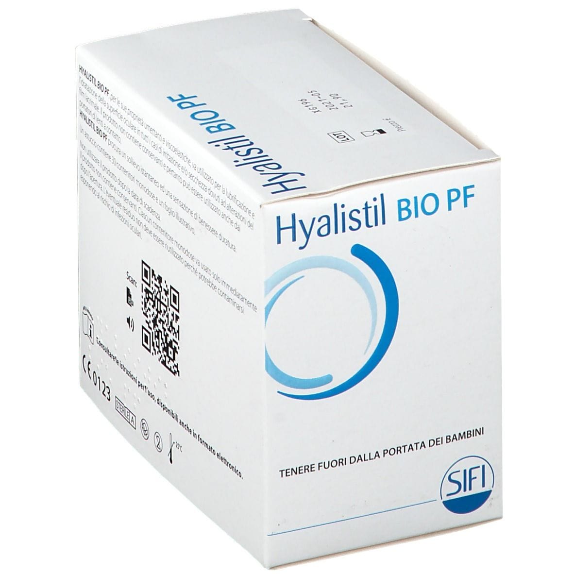 HYALISTIL BIO PF SOLUZIONE OFTALMICA PHOSPHATE FREE MONODOSE A BASE DI ACIDO IALURONICO 0,2% 30 FLACONCINI 0,25 ML