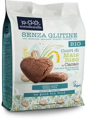 CUORI DI MAIS E RISO AL CACAO 250 G CUORI DI MAIS E RISO AL CACAO 250 G
