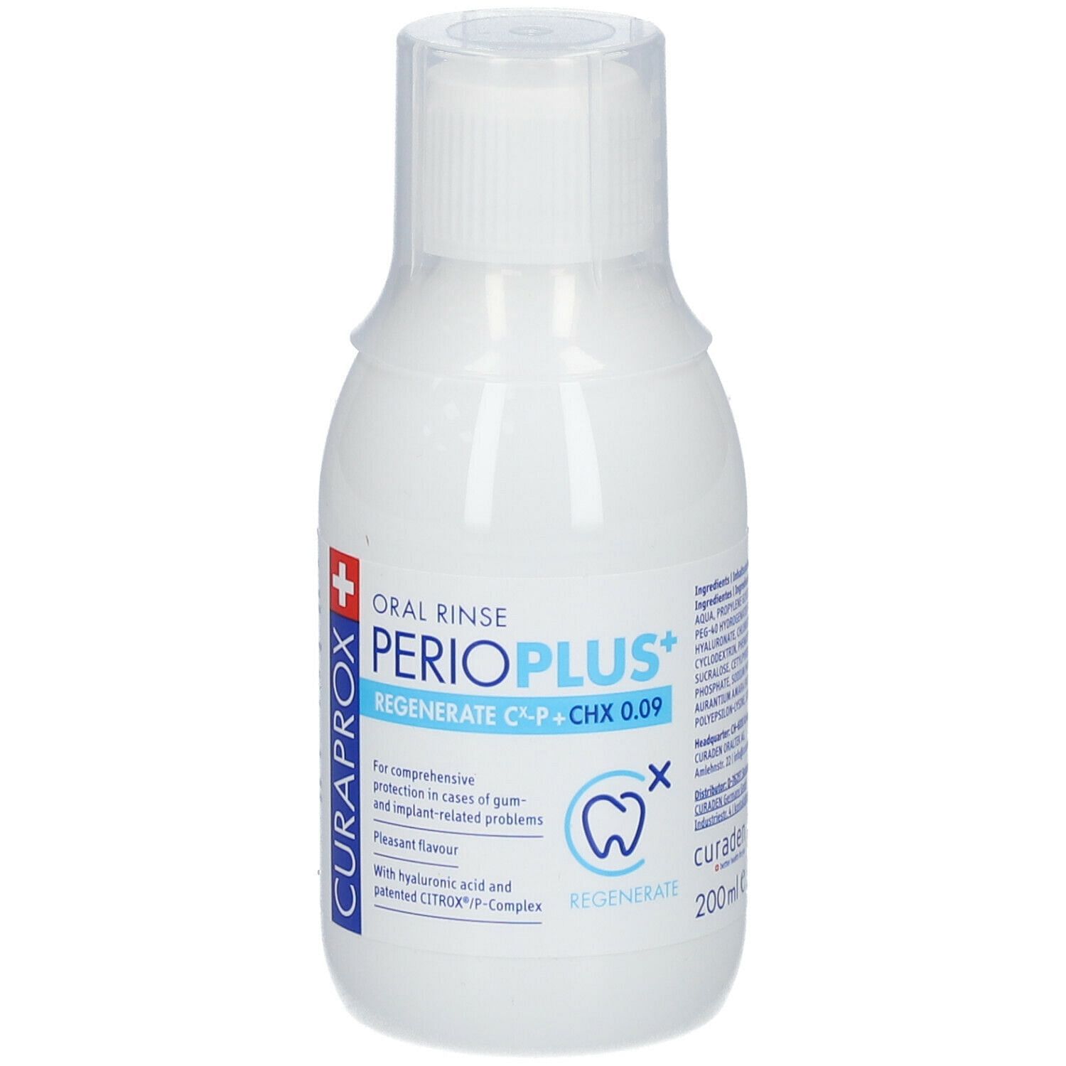 Curaprox Perioplus+ Regenerate Chx 0,09% 200 Ml