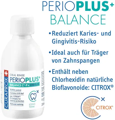 CURAPROX PERIOPLUS+ BALANCE CHX 0,05% 200 ML CURAPROX PERIOPLUS+ BALANCE CHX 0,05% 200 ML