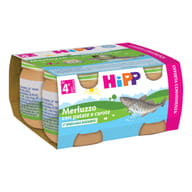 HIPP OMOGENEIZZATO MERLUZZO/PATATE/CAROTE 4X80 G