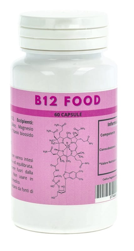 B12 FOOD VITAMINA B12 60 CAPSULE