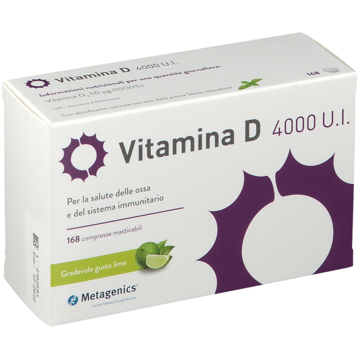 VITAMINA D 4000UI 168 COMPRESSE MASTICABILI