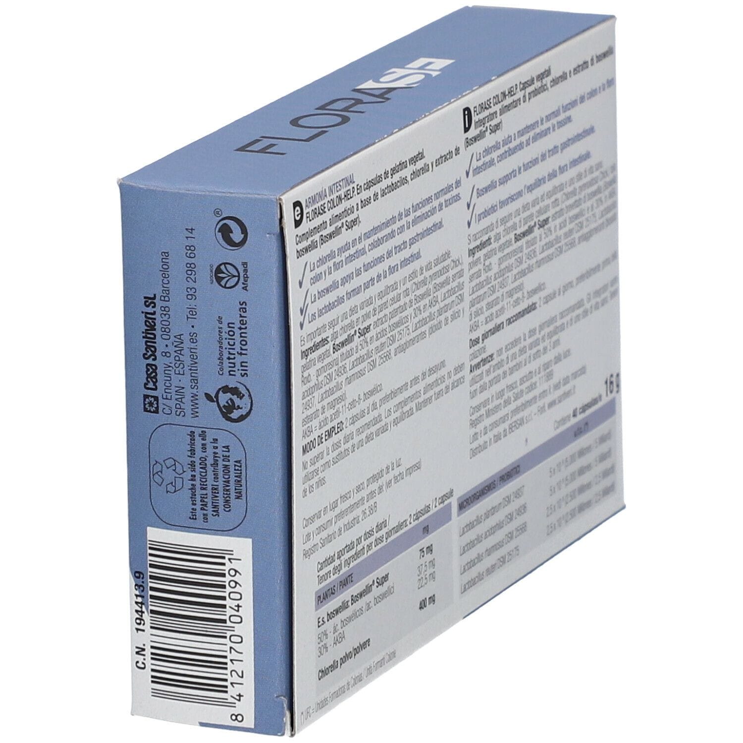 FLORASE COLON HELP 40 CAPSULE