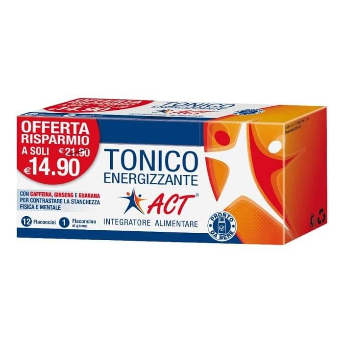 Tonico Energizzante Act 12 Flaconcini Da 10 Ml