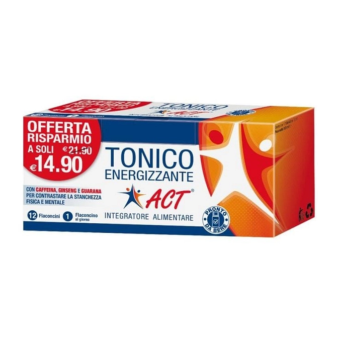 Tonico Energizzante Act 12 Flaconcini X 10 Ml