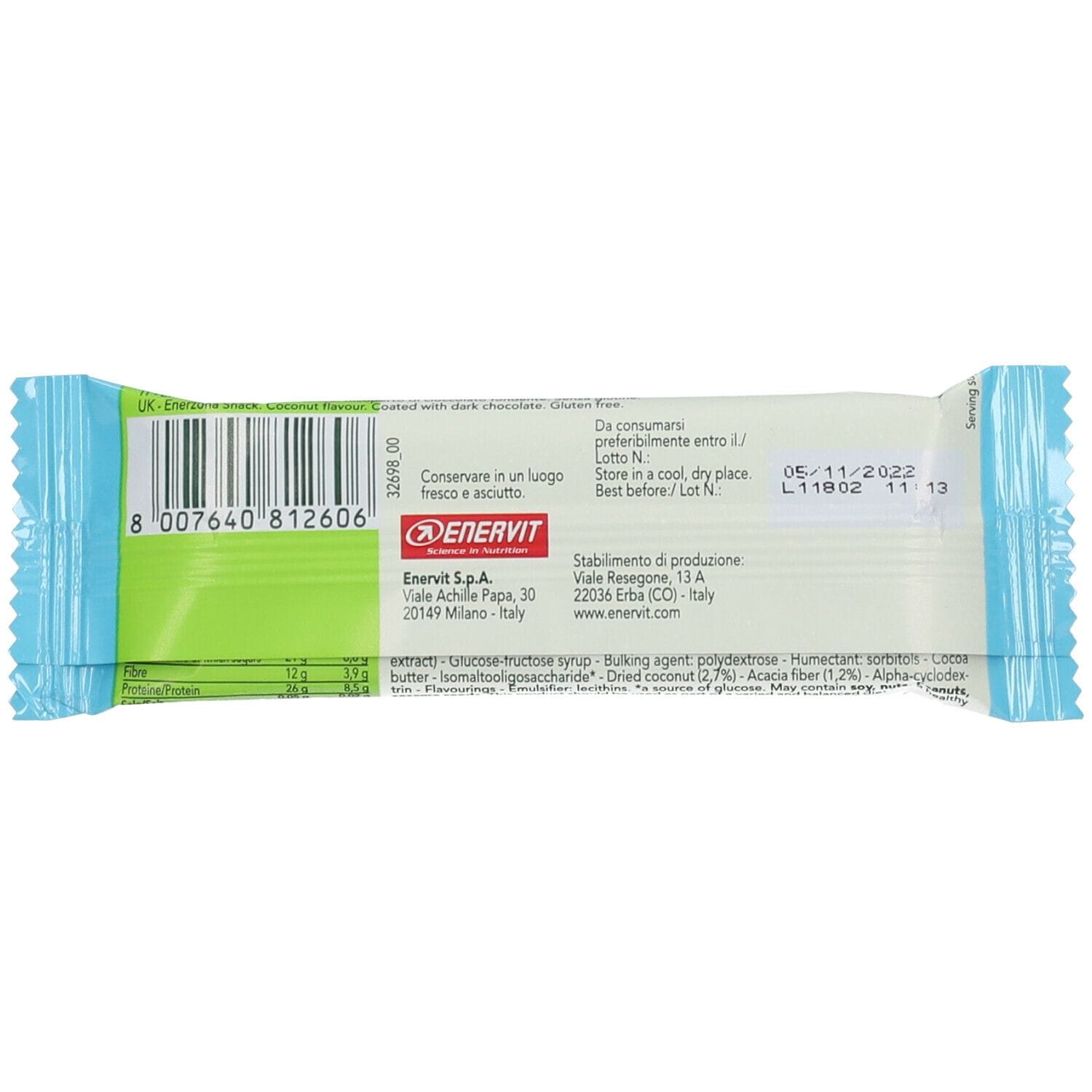 ENERZONA SNACK COCONUT 33 G