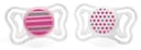 CHICCO SUCCHIETTO LIGHT GIRL SILICONE 6-16 MESI 2 PEZZI