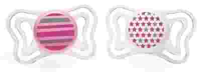 CHICCO SUCCHIETTO LIGHT GIRL SILICONE 6-16 MESI 2 PEZZI